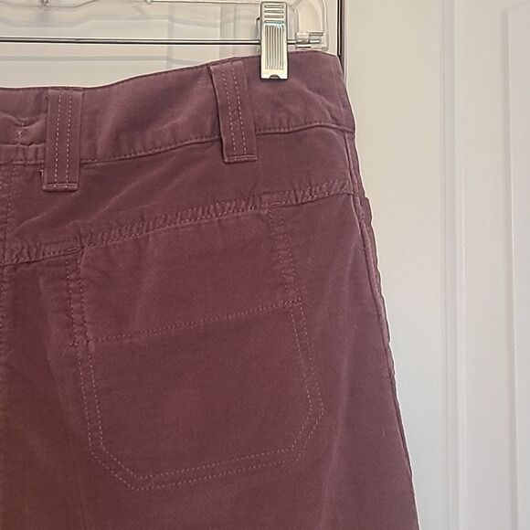 Athleta Drawstring Waist Soft Corduroy Velvet Skirt Pink Mauve Size 6 - Picture 3 of 10
